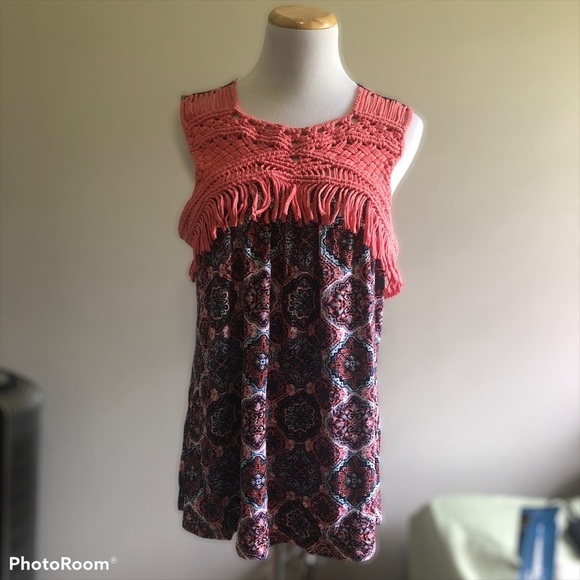 Retrology NWT boho style sleeveless summer top​ - Picture 1 of 6